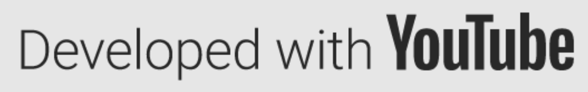 Developed with YouTube-logo